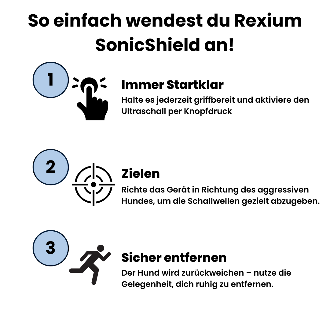 Rexium SonicShield - Ultraschall Hundeabwehr