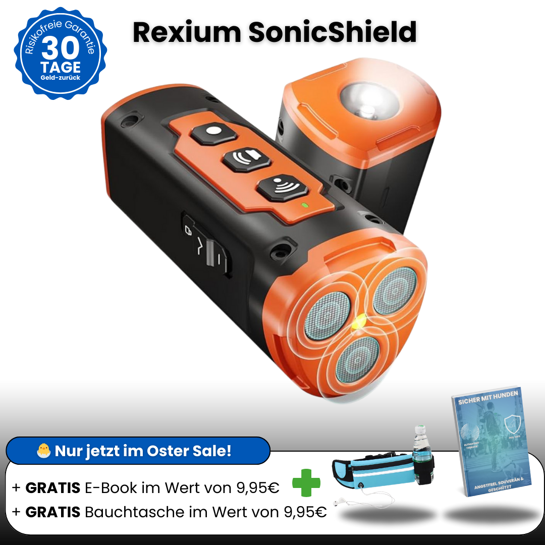 Rexium SonicShield - Ultraschall Hundeabwehr